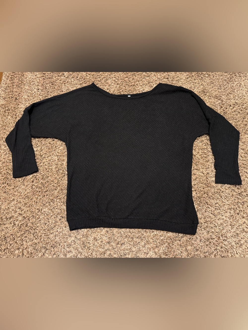 Black Long Sleeve Top